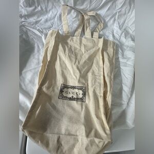 Gucci Beige Canvas Tote